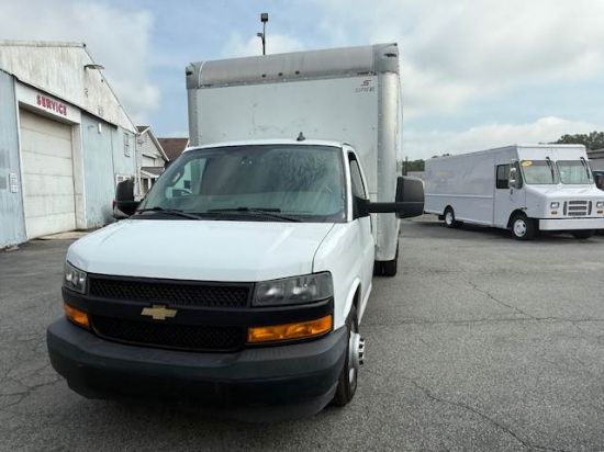 Picture of 2019 Chevrolet 3500 Cutaway 16FT Box Truck, Construction, Plumbing, Electrical, Handyman, Utility, Moving, Service, Mechanic, Low Miles, Gasoline GM L96