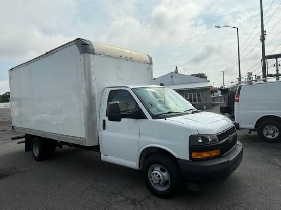 Picture of 2019 Chevrolet 3500 Cutaway 16FT Box Truck, Construction, Plumbing, Electrical, Handyman, Utility, Moving, Service, Mechanic, Low Miles, Gasoline GM L96
