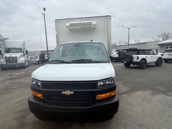 Picture of 2024 Chevrolet 3500 Cutaway Refrigerated Truck, Food, Beverage, Delivery, Hauling, Package, Medical, Box Truck, Thermo King, 16FT Box, Reefer GM L8T