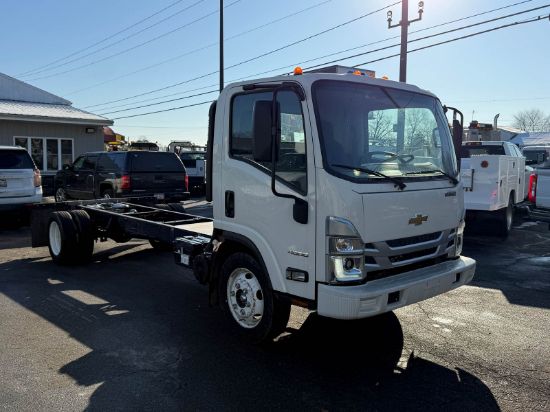Picture of 2023 Chevrolet 4500 LCF Cab & Chassis Truck, Automatic Transmission, Flatbed, Dump, Day Cab, Under CDL, Gas 200 Miles, 16FT Chassis GM L8T