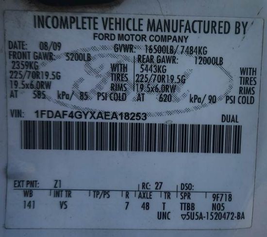 Picture of 2010 Ford F-450 Mechanic / Service Truck, Plumber, Work, Construction, Handyman, Electrician, Box Truck, Gasoline Delivery, Work, 9FT Bed, Utility Ford