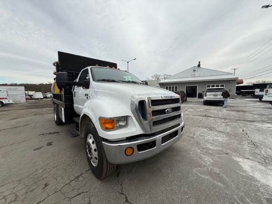 Picture of 2015 Ford F-650 Attenuator Truck, SCORPION, ATTENUATOR TMA (Truck Mounted Attenuator), Trafix Devices, Highway Work, Crash, Under CDL Ford V-Shaped