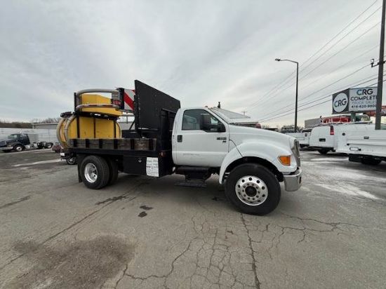 Picture of 2015 Ford F-650 Attenuator Truck, SCORPION, ATTENUATOR TMA (Truck Mounted Attenuator), Trafix Devices, Highway Work, Crash, Under CDL Ford V-Shaped