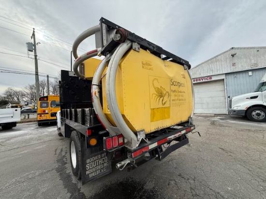 Picture of 2015 Ford F-650 Attenuator Truck, SCORPION, ATTENUATOR TMA (Truck Mounted Attenuator), Trafix Devices, Highway Work, Crash, Under CDL Ford V-Shaped
