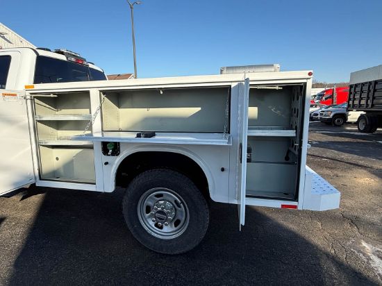 Picture of 2025 Ford F-350 Extended Cab Mechanic / Service Truck, 4WD, Plumber, Construction, Handyman, Electrician, Diesel 8FT Knapheide Bed, LOW MILES Ford V-Shaped