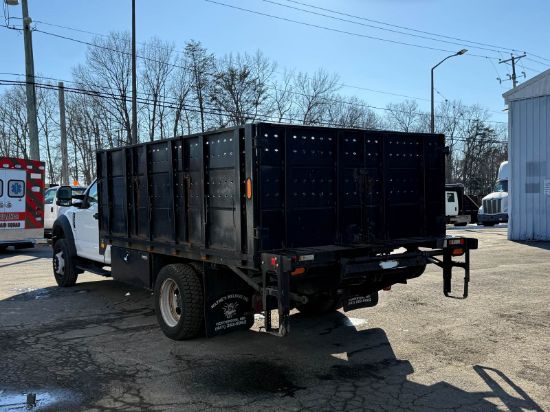 Picture of 2019 Ford F-450 Stake Bed Truck - Stake Body, 12FT- Solid Panels, Delivery, Hauling, Flatbed, Landscape, Gasoline, Inspected Ford V-Shaped