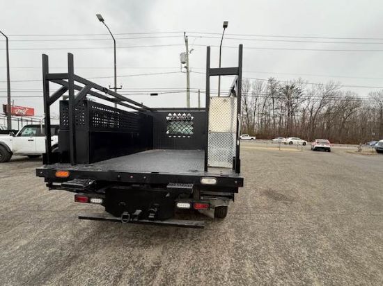 Picture of 2016 Ford F-450 Crew Cab Mechanic / Service Truck, Flatbed Handyman, Diesel, 4x4, Construction, Roofing, Roofer, Plumber, 9Ft Bed, 20FT Ladder Rack Ford V-Shaped
