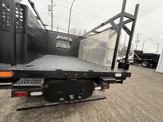 Picture of 2016 Ford F-450 Crew Cab Mechanic / Service Truck, Flatbed Handyman, Diesel, 4x4, Construction, Roofing, Roofer, Plumber, 9Ft Bed, 20FT Ladder Rack Ford V-Shaped