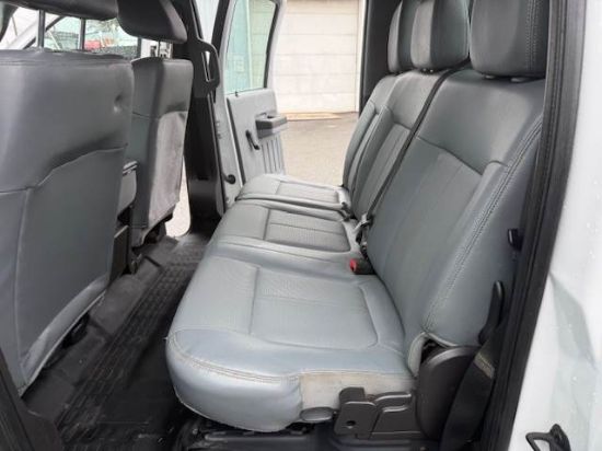 Picture of 2016 Ford F-450 Crew Cab Mechanic / Service Truck, Flatbed Handyman, Diesel, 4x4, Construction, Roofing, Roofer, Plumber, 9Ft Bed, 20FT Ladder Rack Ford V-Shaped