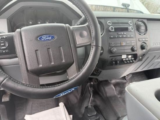 Picture of 2016 Ford F-450 Crew Cab Mechanic / Service Truck, Flatbed Handyman, Diesel, 4x4, Construction, Roofing, Roofer, Plumber, 9Ft Bed, 20FT Ladder Rack Ford V-Shaped