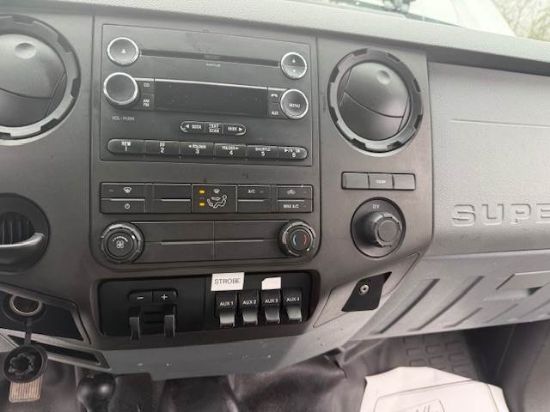 Picture of 2016 Ford F-450 Crew Cab Mechanic / Service Truck, Flatbed Handyman, Diesel, 4x4, Construction, Roofing, Roofer, Plumber, 9Ft Bed, 20FT Ladder Rack Ford V-Shaped