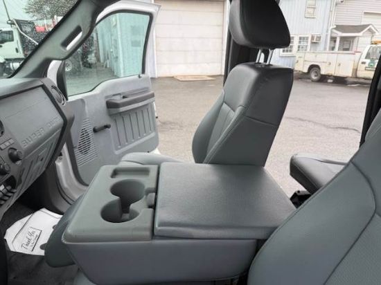 Picture of 2016 Ford F-450 Crew Cab Mechanic / Service Truck, Flatbed Handyman, Diesel, 4x4, Construction, Roofing, Roofer, Plumber, 9Ft Bed, 20FT Ladder Rack Ford V-Shaped