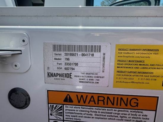 Picture of 2019 Ford F-250 Extended Cab Mechanic / Service Truck, 4x4, Gasoline, Plumber, 9FT Knapheide Bed, Electrician, Utility, 4WD , Low Miles Ford V-Shaped