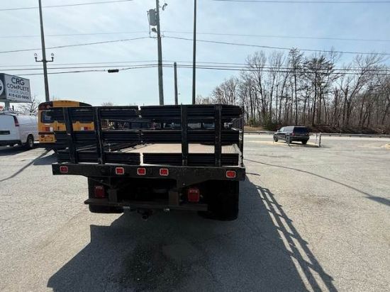 Picture of 2015 Ford F-350 Stake Bed Truck, Under CDL, Automatic, Delivery, Moving, 12FT Bed Gas, Hauler, Mulch, Landscape, Construction, Low Miles, Government Ford V-Shaped