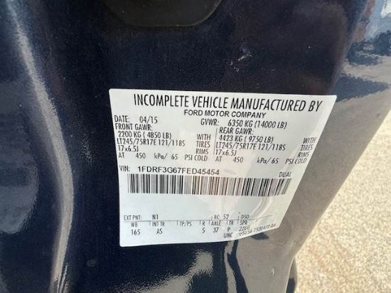 Picture of 2015 Ford F-350 Stake Bed Truck, Under CDL, Automatic, Delivery, Moving, 12FT Bed Gas, Hauler, Mulch, Landscape, Construction, Low Miles, Government Ford V-Shaped