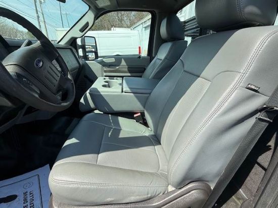 Picture of 2015 Ford F-350 Stake Bed Truck, Under CDL, Automatic, Delivery, Moving, 12FT Bed Gas, Hauler, Mulch, Landscape, Construction, Low Miles, Government Ford V-Shaped