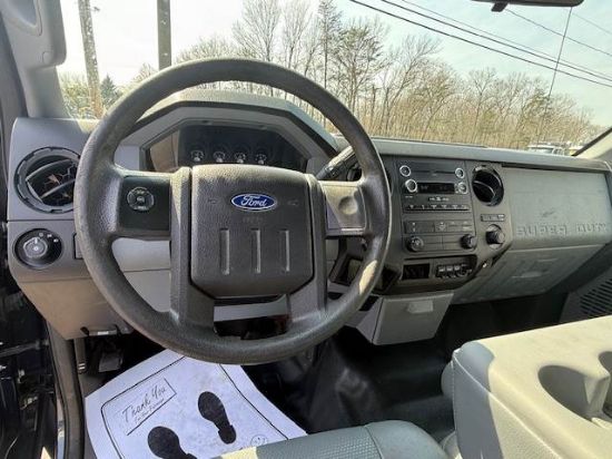 Picture of 2015 Ford F-350 Stake Bed Truck, Under CDL, Automatic, Delivery, Moving, 12FT Bed Gas, Hauler, Mulch, Landscape, Construction, Low Miles, Government Ford V-Shaped