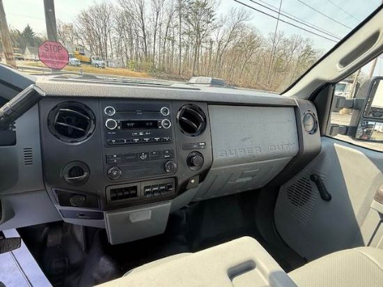 Picture of 2015 Ford F-350 Stake Bed Truck, Under CDL, Automatic, Delivery, Moving, 12FT Bed Gas, Hauler, Mulch, Landscape, Construction, Low Miles, Government Ford V-Shaped