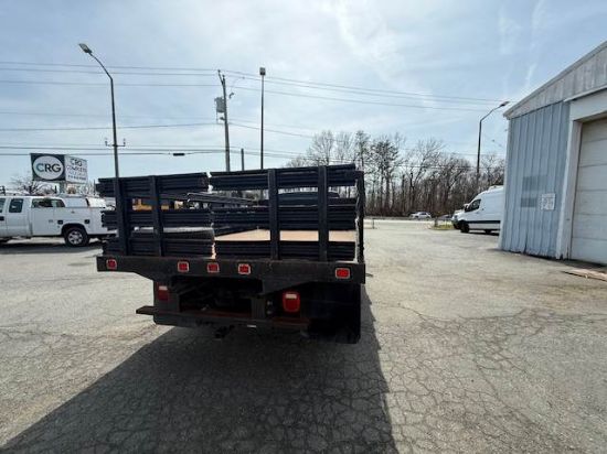 Picture of 2015 Ford F-350 Stake Bed Truck, Under CDL, Automatic, Delivery, Moving, 12FT Bed Gas, Hauler, Mulch, Landscape, Construction, Low Miles, Government Ford V-Shaped
