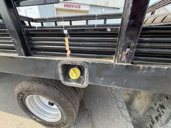 Picture of 2015 Ford F-350 Stake Bed Truck, Under CDL, Automatic, Delivery, Moving, 12FT Bed Gas, Hauler, Mulch, Landscape, Construction, Low Miles, Government Ford V-Shaped