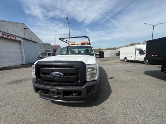 Picture of 2014 Ford F-350 Mechanic / Service Truck, Gasoline, 4x4, 12Ft Ladder Rack, 8Ft Knapheide Bed, Construction, Plumber, Electrician Ford V-Shaped