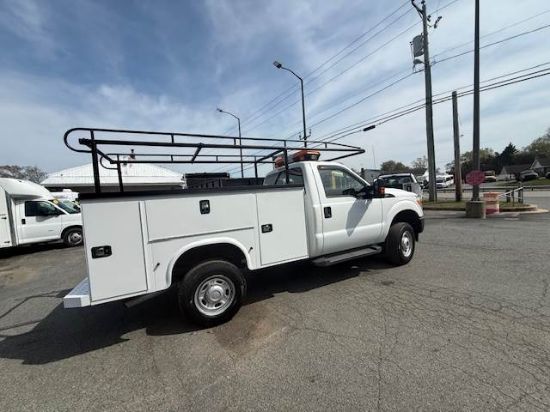 Picture of 2014 Ford F-350 Mechanic / Service Truck, Gasoline, 4x4, 12Ft Ladder Rack, 8Ft Knapheide Bed, Construction, Plumber, Electrician Ford V-Shaped
