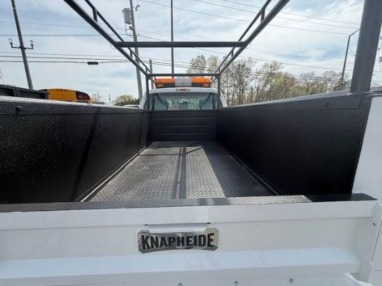 Picture of 2014 Ford F-350 Mechanic / Service Truck, Gasoline, 4x4, 12Ft Ladder Rack, 8Ft Knapheide Bed, Construction, Plumber, Electrician Ford V-Shaped