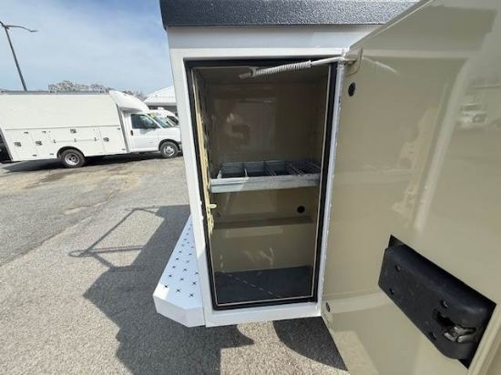 Picture of 2014 Ford F-350 Mechanic / Service Truck, Gasoline, 4x4, 12Ft Ladder Rack, 8Ft Knapheide Bed, Construction, Plumber, Electrician Ford V-Shaped