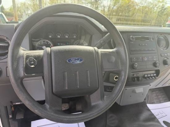 Picture of 2014 Ford F-350 Mechanic / Service Truck, Gasoline, 4x4, 12Ft Ladder Rack, 8Ft Knapheide Bed, Construction, Plumber, Electrician Ford V-Shaped