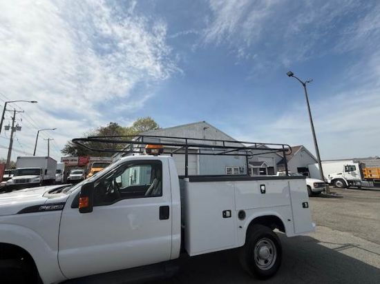 Picture of 2014 Ford F-350 Mechanic / Service Truck, Gasoline, 4x4, 12Ft Ladder Rack, 8Ft Knapheide Bed, Construction, Plumber, Electrician Ford V-Shaped