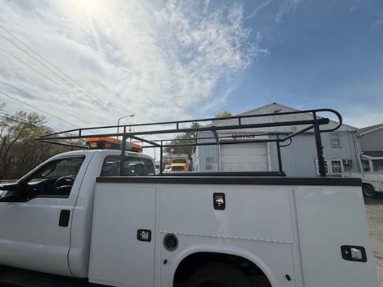Picture of 2014 Ford F-350 Mechanic / Service Truck, Gasoline, 4x4, 12Ft Ladder Rack, 8Ft Knapheide Bed, Construction, Plumber, Electrician Ford V-Shaped