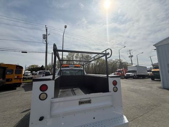 Picture of 2014 Ford F-350 Mechanic / Service Truck, Gasoline, 4x4, 12Ft Ladder Rack, 8Ft Knapheide Bed, Construction, Plumber, Electrician Ford V-Shaped