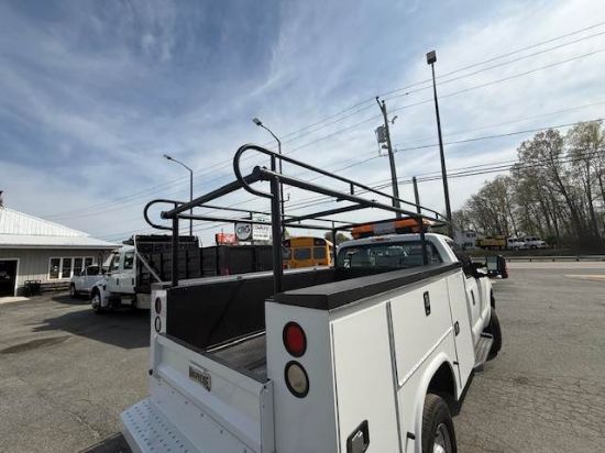Picture of 2014 Ford F-350 Mechanic / Service Truck, Gasoline, 4x4, 12Ft Ladder Rack, 8Ft Knapheide Bed, Construction, Plumber, Electrician Ford V-Shaped