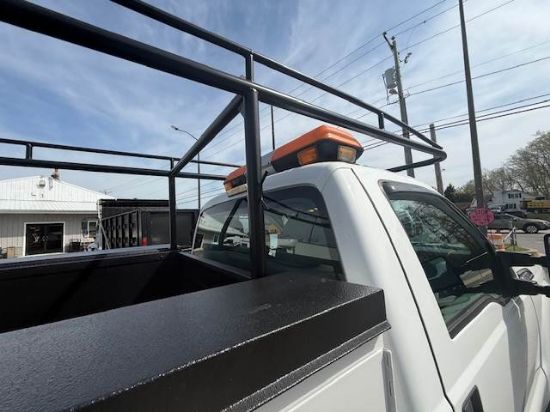 Picture of 2014 Ford F-350 Mechanic / Service Truck, Gasoline, 4x4, 12Ft Ladder Rack, 8Ft Knapheide Bed, Construction, Plumber, Electrician Ford V-Shaped