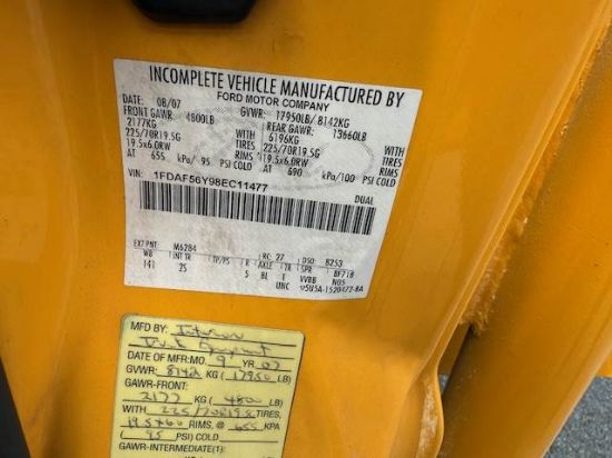 Picture of 2008 Ford F-550 XLT Boom / Bucket Truck, Lift Truck,Low Miles Service Utility Body Invertor, Outriggers Bridge Truck Boom Aerial Man Lift Scissor Lift V-Shaped