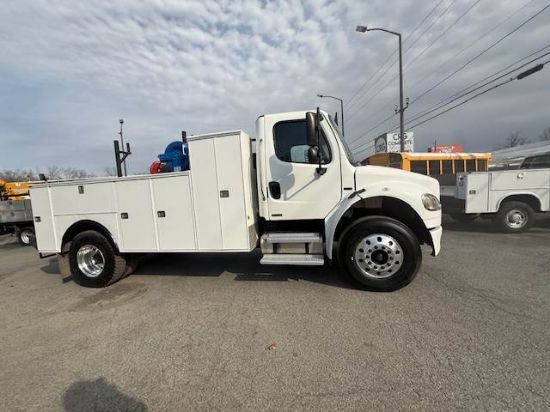 Picture of 2010 Freightliner M2 106 Mechanic / Service Truck, Boss Air Compressor, Miller Welder, Utility, Hose Reel, 12V Invertor, Construction, Roadside Mercedes-Benz MBE-900