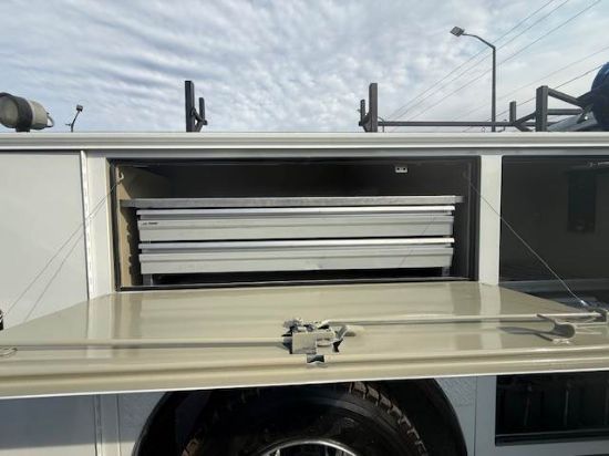 Picture of 2010 Freightliner M2 106 Mechanic / Service Truck, Boss Air Compressor, Miller Welder, Utility, Hose Reel, 12V Invertor, Construction, Roadside Mercedes-Benz MBE-900