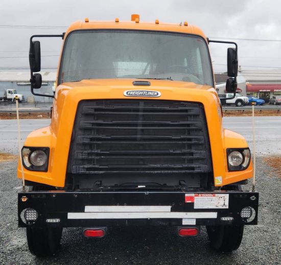 Picture of 2015 Freightliner 108SD Crew Cab, Utility Bed, Palfinger PSC 6025 Crane Truck, Service, Fire Truck, Outriggers, Work, Low Miles, 25FT Reach Cummins Cummins ISL