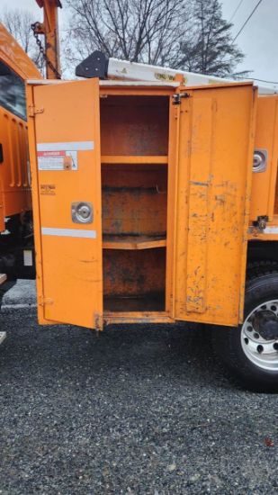 Picture of 2015 Freightliner 108SD Crew Cab, Utility Bed, Palfinger PSC 6025 Crane Truck, Service, Fire Truck, Outriggers, Work, Low Miles, 25FT Reach Cummins Cummins ISL