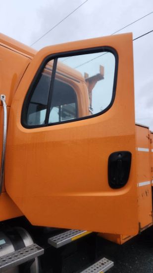 Picture of 2015 Freightliner 108SD Crew Cab, Utility Bed, Palfinger PSC 6025 Crane Truck, Service, Fire Truck, Outriggers, Work, Low Miles, 25FT Reach Cummins Cummins ISL