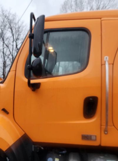 Picture of 2015 Freightliner 108SD Crew Cab, Utility Bed, Palfinger PSC 6025 Crane Truck, Service, Fire Truck, Outriggers, Work, Low Miles, 25FT Reach Cummins Cummins ISL