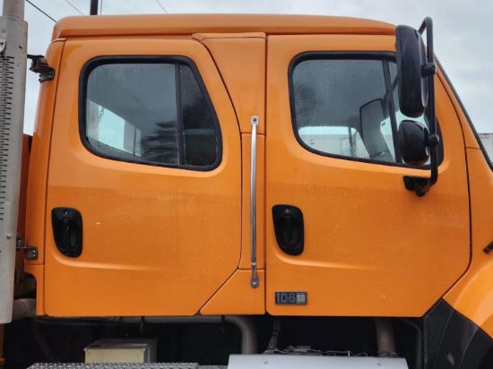 Picture of 2015 Freightliner 108SD Crew Cab, Utility Bed, Palfinger PSC 6025 Crane Truck, Service, Fire Truck, Outriggers, Work, Low Miles, 25FT Reach Cummins Cummins ISL