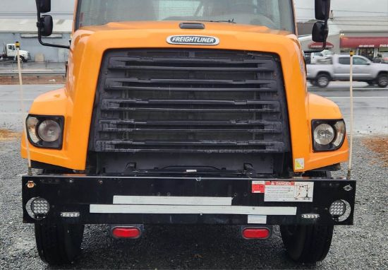Picture of 2015 Freightliner 108SD Crew Cab, Utility Bed, Palfinger PSC 6025 Crane Truck, Service, Fire Truck, Outriggers, Work, Low Miles, 25FT Reach Cummins Cummins ISL
