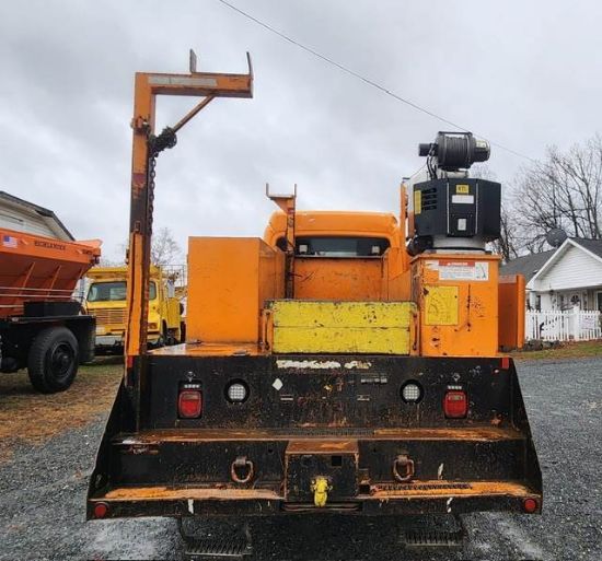 Picture of 2015 Freightliner 108SD Crew Cab, Utility Bed, Palfinger PSC 6025 Crane Truck, Service, Fire Truck, Outriggers, Work, Low Miles, 25FT Reach Cummins Cummins ISL