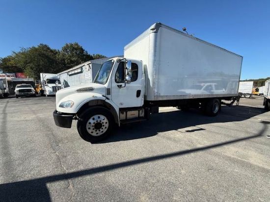 Picture of 2018 Freightliner M2 Box Truck, Box Truck, Supreme 24 FT Dry Box Van- DELIVERY, Moving, Storage, 2500lb Maxon LIFTGATE Non-CDL, Diesel Cummins B6.7