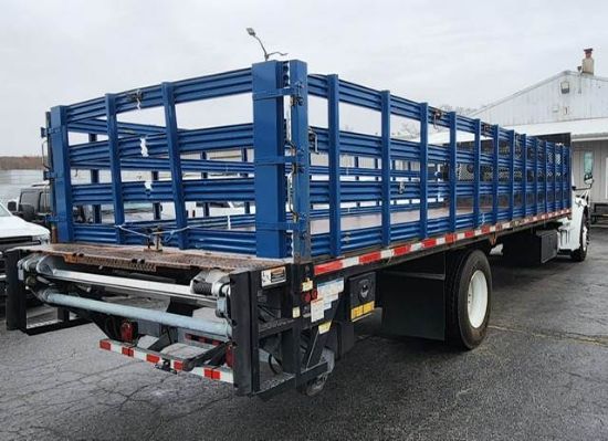 Picture of 2019 Freightliner M2 106 Stake Bed Truck Under CDL, Automatic, Delivery, Moving, 29FT Bed Diesel, Hauler, Mulch, Landscape, Construction Cummins B6.7