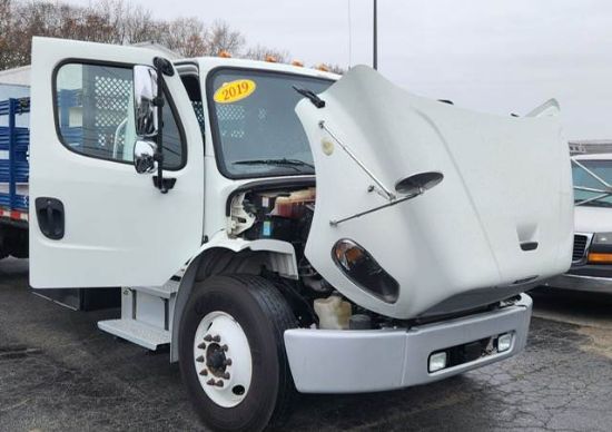 Picture of 2019 Freightliner M2 106 Stake Bed Truck Under CDL, Automatic, Delivery, Moving, 29FT Bed Diesel, Hauler, Mulch, Landscape, Construction Cummins B6.7