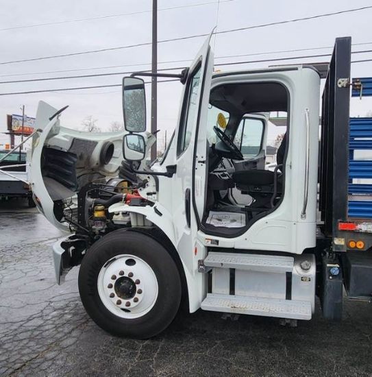 Picture of 2019 Freightliner M2 106 Stake Bed Truck Under CDL, Automatic, Delivery, Moving, 29FT Bed Diesel, Hauler, Mulch, Landscape, Construction Cummins B6.7