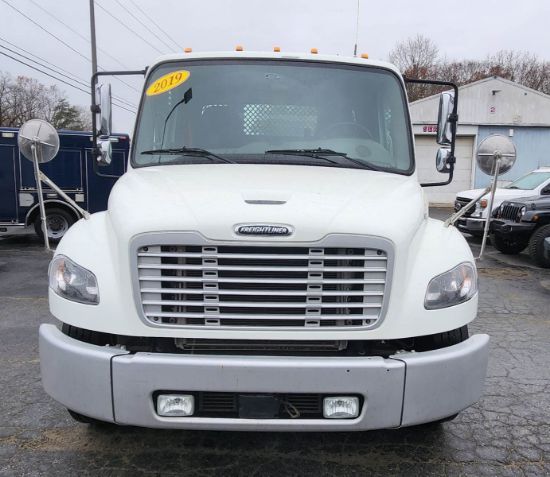 Picture of 2019 Freightliner M2 106 Stake Bed Truck Under CDL, Automatic, Delivery, Moving, 29FT Bed Diesel, Hauler, Mulch, Landscape, Construction Cummins B6.7
