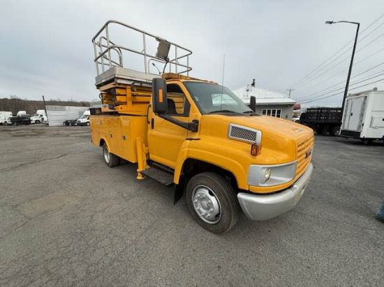 Picture of 2009 GMC C4 Boom / Bucket Truck, Lift Truck,Low Miles Service Utility Body Invertor, Outriggers Bridge Truck Boom Aerial Man Lift Scissor Lift GM LMM